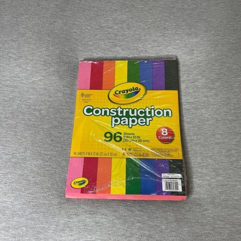 Crayola 8 Multi-Colored Construction Paper Pack